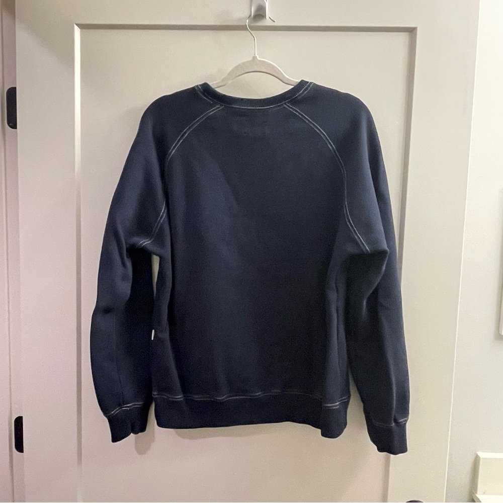 Aime Leon Dore Navy and Orange Sweatshirt - Picture 2 of 4